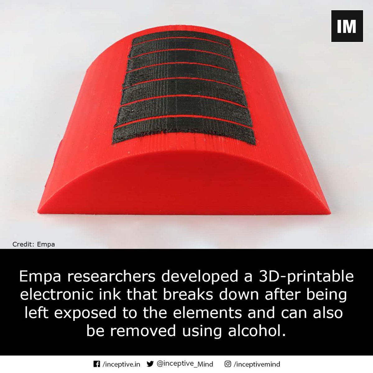 Inceptive_Mind's tweet photo. Biodegradable e-ink designed for environmentally friendly 3D-printed electronics.
#biodégradable #3dprintedelectronics #research #innovation #newinvention #newtechnology #inceptivemind https://t.co/SJuBbuHSYD