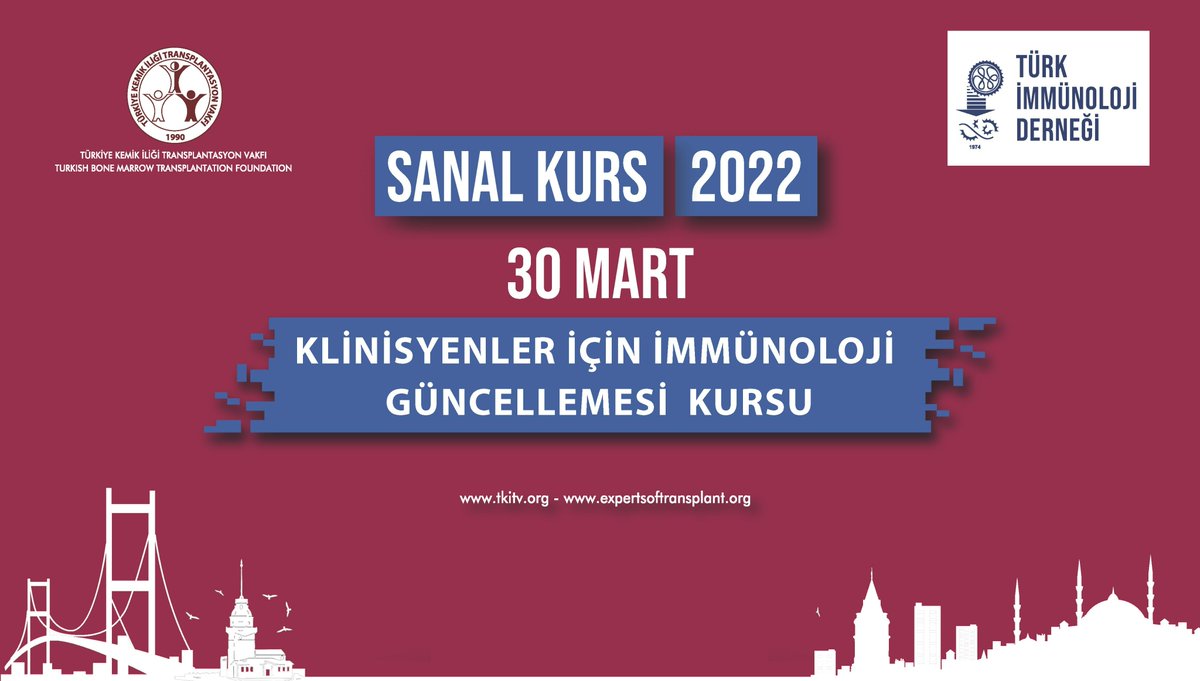 EventsFortuna's tweet photo. Türkiye Kemik İliği Transplantasyon Vakfı ve Türk İmmünoloji Derneği işbirliği ile düzenlenen "Klinisyenler için İmmünoloji Güncellemesi Kursumuz" devam etmektedir. İzlemek için kayıt oluşturabilirsiniz. https://t.co/gFDWiruZga
@mbeksac56 @SKToprak @barbarosoral @Metdigital2022 https://t.co/UcVMa2Bd7h