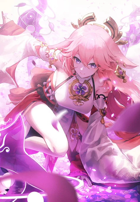 #原神 #GenshinImpact 
八重神子 