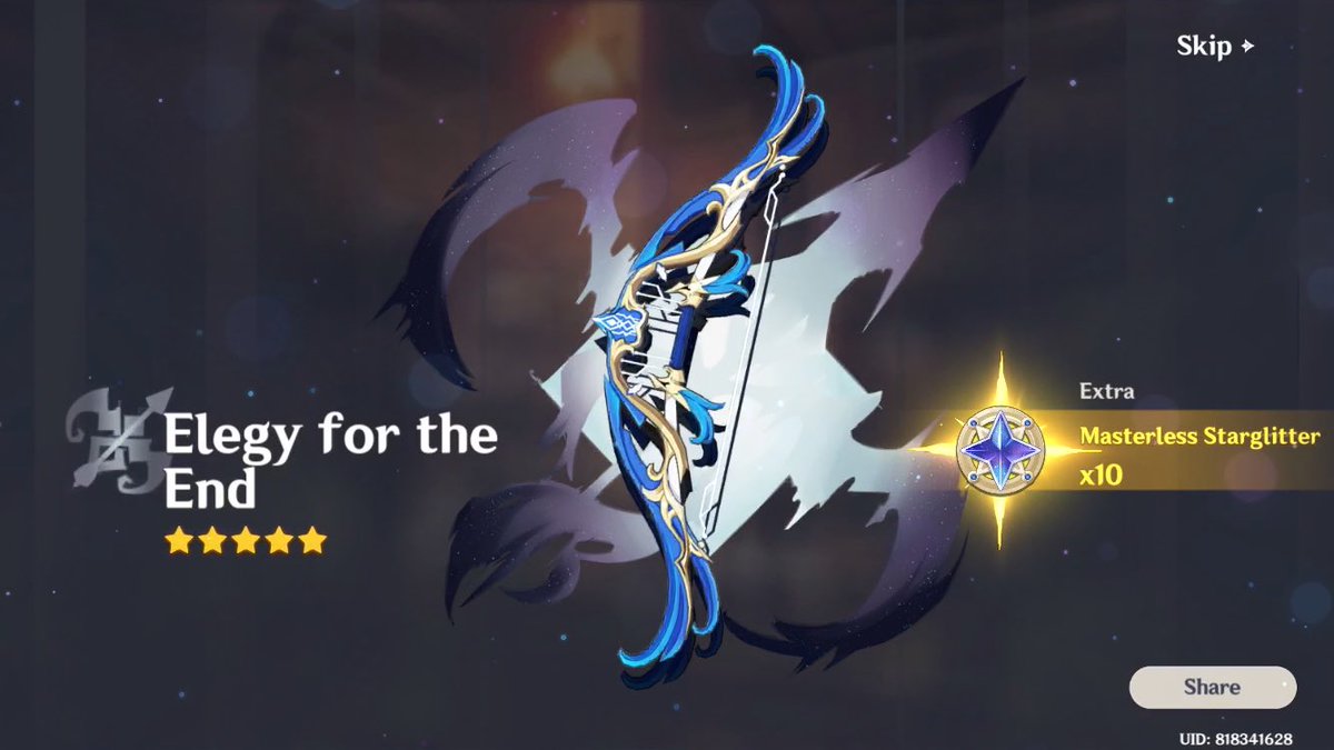kleebedebbedee's tweet photo. Wasn’t able to post my pulls earlier but Ayato officially came home at 26 pity along with Elegy and PJWS (currently at r3) 😭 All my extra funds for Ayaka all gone just because I’m guaranteed Haran now 🤧 https://t.co/FRYzhskOTm
