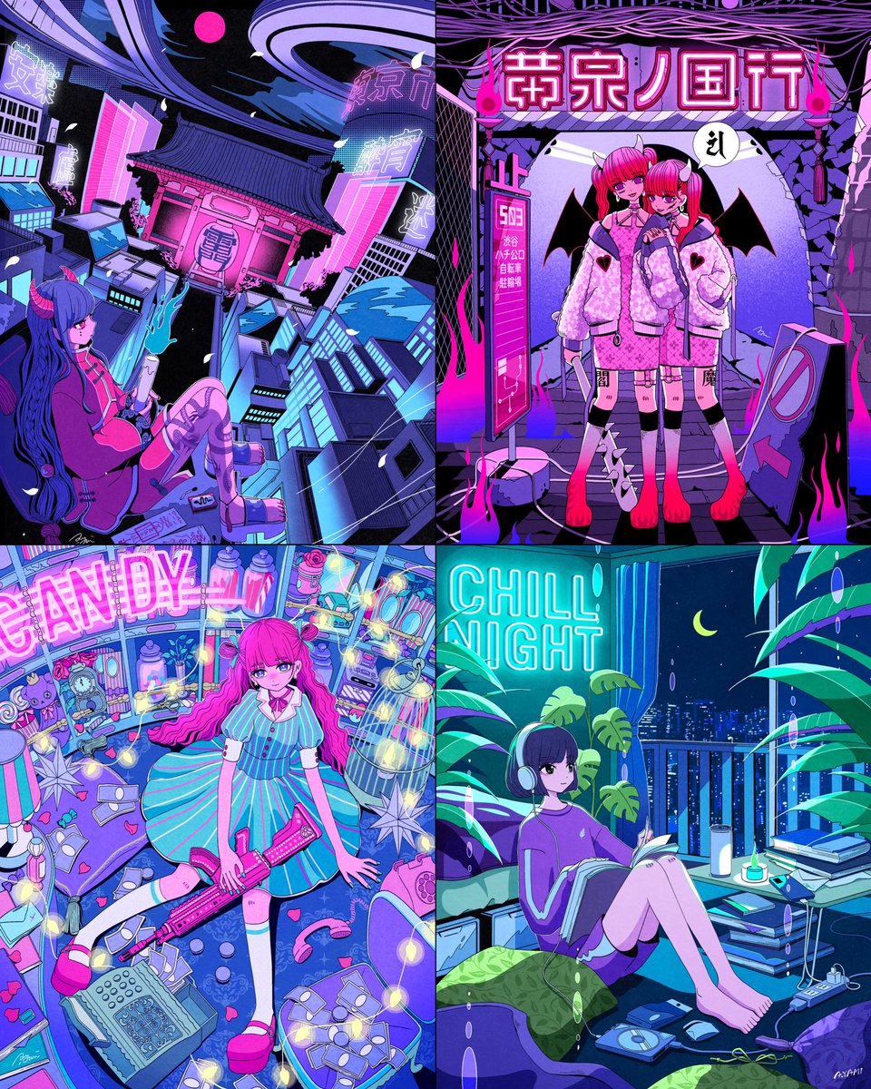 イラスト依頼募集】 4月着手のお仕事を募集中です。 MVイラスト