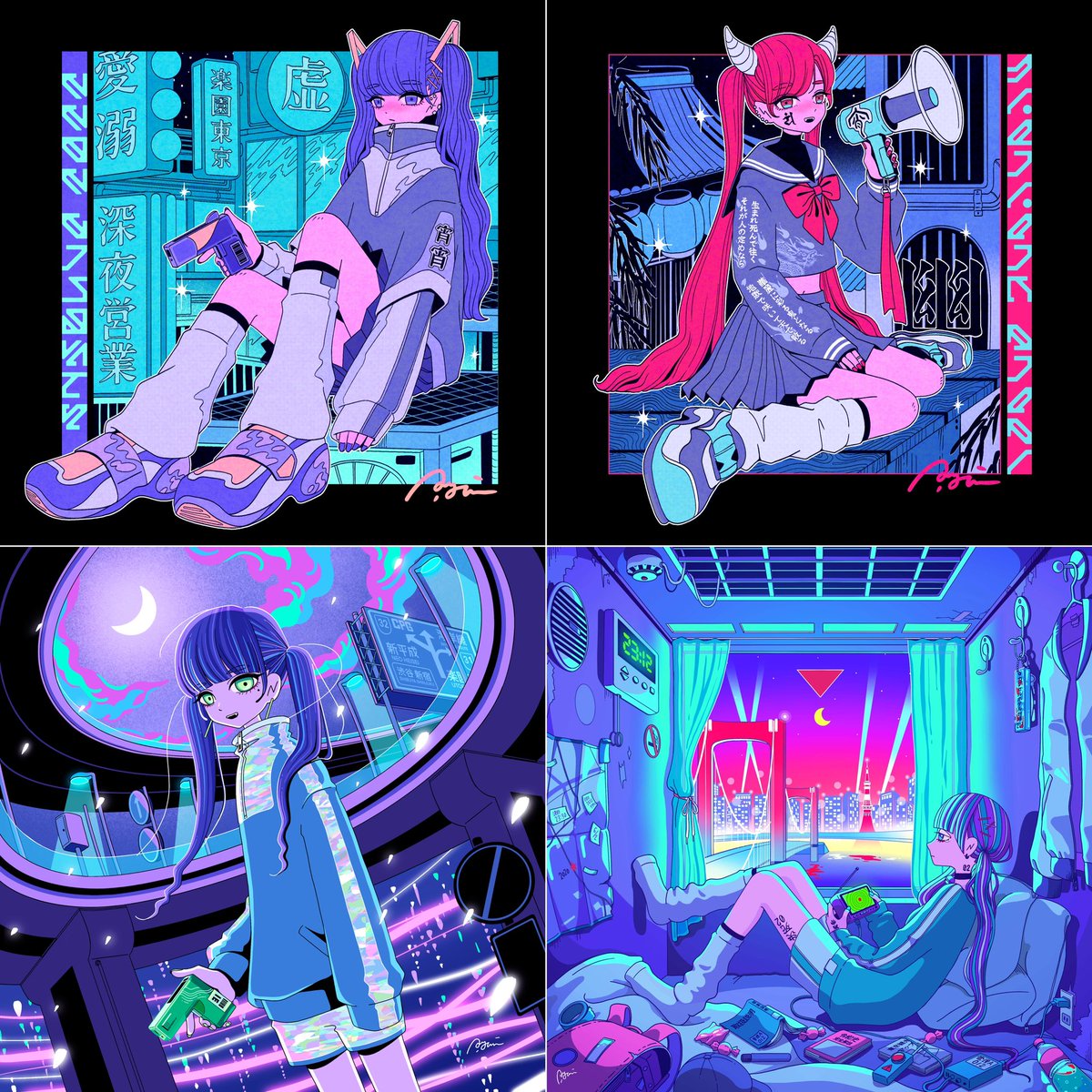 イラスト依頼募集】 4月着手のお仕事を募集中です。 MVイラスト