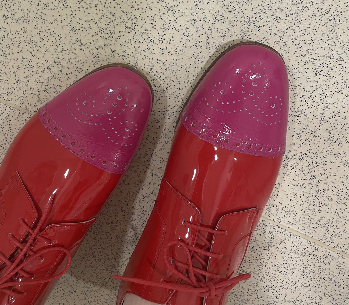 DrJaneMunro's tweet photo. Last full day on team covid and I wore my new ruby Farewell to DH shoes that I gifted to myself to keep my spirits up, as I said Hoo Roo to many spectacular colleagues around the state. 
I have absolutely loved this job.
Will forever grateful to have been part of it. https://t.co/WFfKAoE0MY