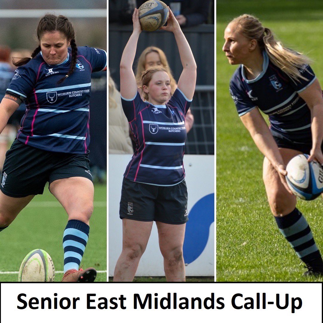 BedfordBluesRFC's tweet photo. 🔵 Sending our huge congratulations to @BedsBluesWomen after the news that three members of the squad have been called up to @EastMidsRugby 🏉 

👏 Go well and do us proud Lucy Middleton, Alivia Harris &amp; Martina Sharp 🔥 

#BluesFamily #BedfordisBlue https://t.co/Am7j2sdbzS