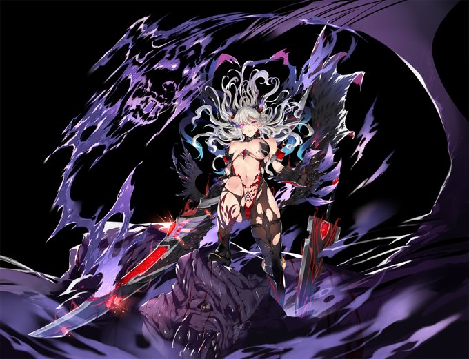 [https://t.co/YAQN2RP5xM]様で配信中のオンラインゲーム『エデンズリッターグレンツェX [https://t.co/hFGiq3wrJy]にて☆【神殺しの邪剣】アガレスを描かせていただきました。よろしくお願いしますー👏 #エデンズリッターグレンツェ #グレンツェ 