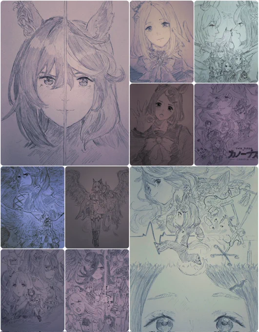満足出来た絵が多かった
#今月描いた絵を晒そう 