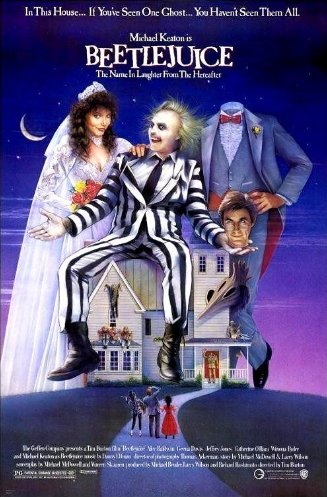 Alkadia_es's tweet photo. Tal día como hoy, hace 34 años, se estrenó en EEUU “Beetlejuice”, la inolvidable película de Tim Burton (Y una de mis películas favoritas de mi infancia)

#Bitelchus #Beetlejuice https://t.co/sksNom4MzN