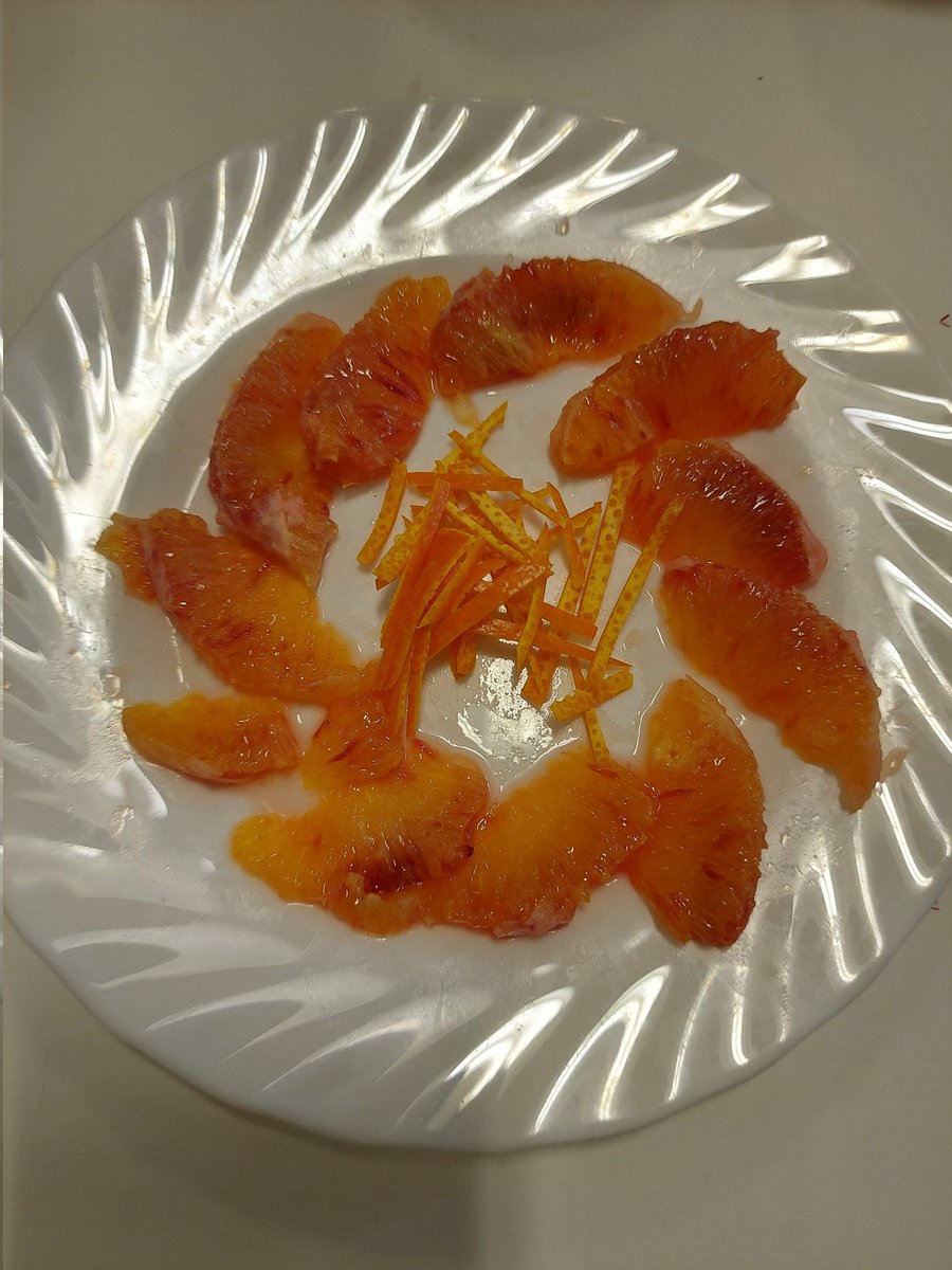 Some S2s had a go at segmenting and finely cutting orange zest yesterday. What a fabulous job they did!!