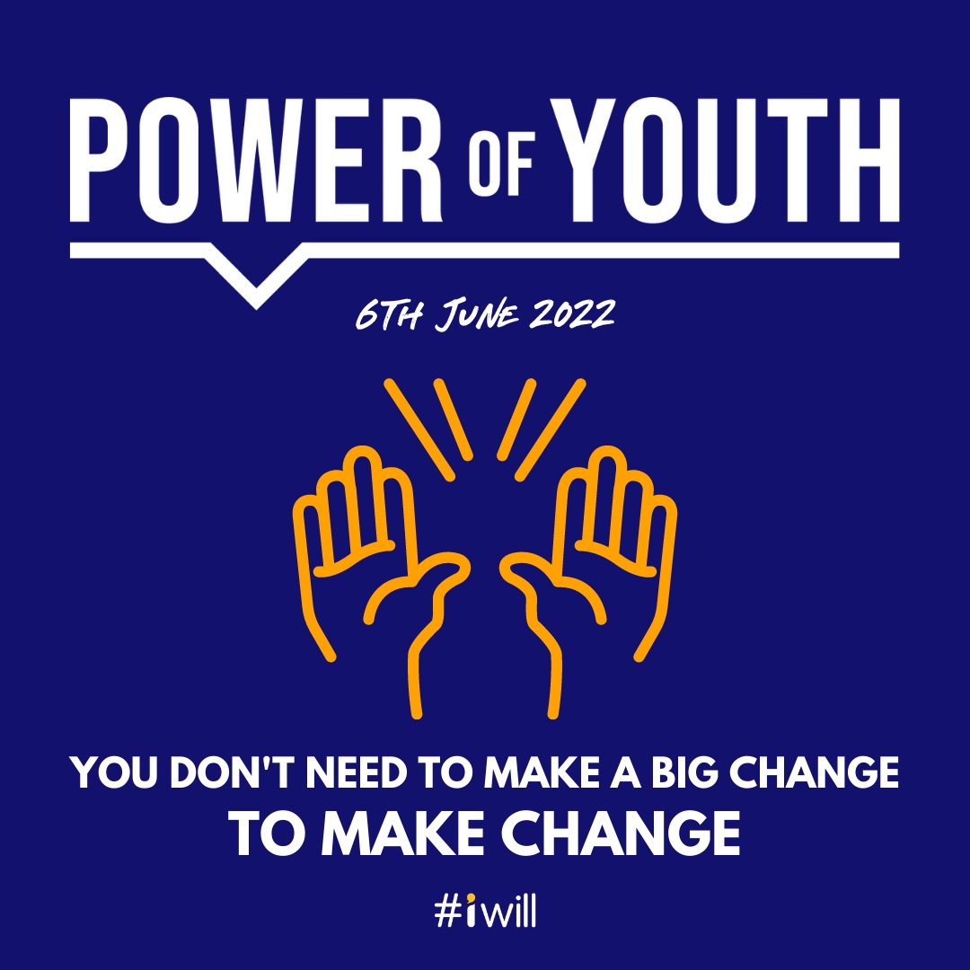 POWER OF YOUTH DAY IS COMING! 🙌 We're so excited to announce that Power of Youth Day will take place on 6th June, as part of #VolunteersWeek 🥳 A time to say THANK YOU to young people making meaningful change all over the UK - find out more here 👉👉👉 ow.ly/ZE8z50IvUc5