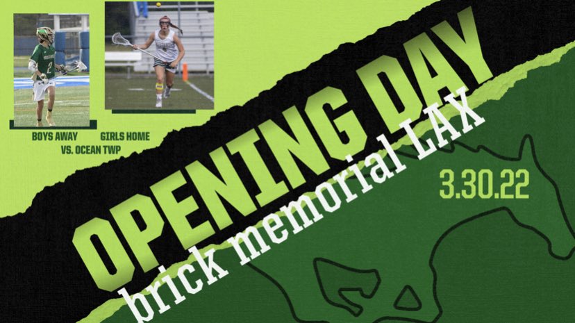 BMSTANGSports's tweet photo. THE SPRING HAS FINALLY SPRUNG!!
Opening Day 2022 is here!!
@BMHSBLAX and @BMHSGLAX open vs Ocean Twp. Boys on the road and Girls HOME at Vets, 3:45. JV 5:15

Also…@BM_Baseball last scrimmage today vs Shore Regional. V/JV Home, Frosh away 

#LetsGoStangs!!! 🐎🥍⚾️ https://t.co/LTLw8pOuNV