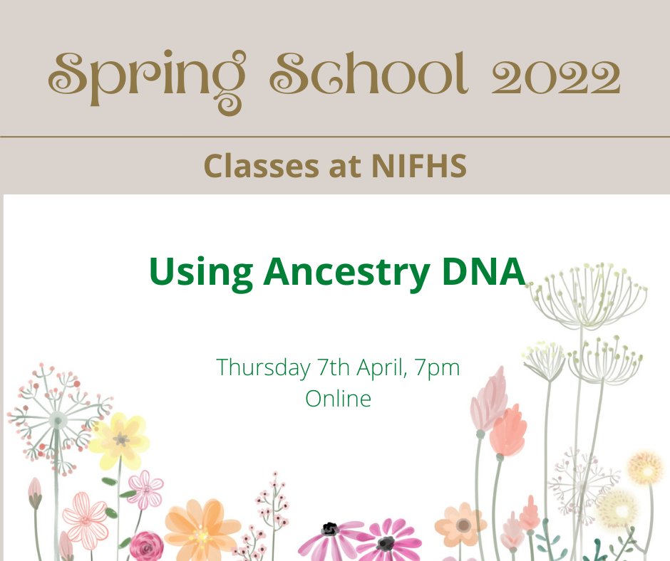 CC&G FHS (@ccandgfhs) on Twitter photo If you have tested your DNA on Ancestry and you are not sure what to do with the results, this class is for you. It covers the basics of Ancestry DNA and also provides a few tips on how to maximise opportunities to work out your connection to your DNA matches. <a href="/NIFHS/">North of Ireland Family History Society</a> If you have tested your DNA on Ancestry and you are not sure what to do with the results, this class is for you. It covers the basics of Ancestry DNA and also provides a few tips on how to maximise opportunities to work out your connection to your DNA matches. <a href="/NIFHS/">North of Ireland Family History Society</a>