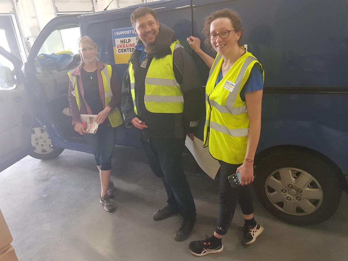 NRenison's tweet photo. Our second trip has just dropping in Lublin, Poland. In total 20k medical supplies, loads of food and sanitary stuff, also helped 4 families leave Ukraine, massive thanks for all our donations #HelpUkraine @Cannerfarm @LlyrDerwydd @LowriWilliams2 https://t.co/sFgVk1ojPn