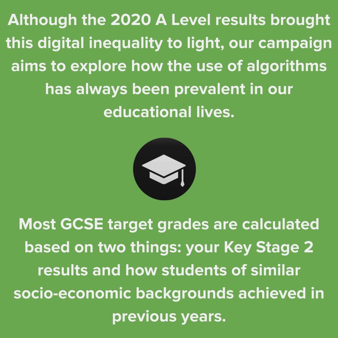 thealgorithmpr2's tweet image. Have a look at our infographic which includes information about… #decodinginequality  #ExeterCommsTwitterConference2022 #DigitalInequality @ExeterComms handle
6/8