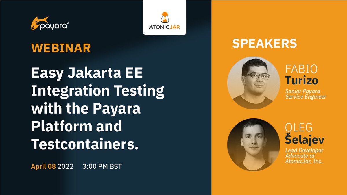 Payara_Fish's tweet image. Easy @JakartaEE #IntegrationTesting with Payara and @AtomicJarInc @testcontainers 
Enjoyed our recent blog? Make sure you sign up to our new webinar, April 8 - featuring @fabturizo @shelajev:
hubs.ly/Q0170WYr0 #CICD #Javatesting