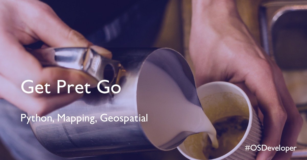 OrdnanceSurvey's tweet image. This Python tutorial is perfect for those who want to make the most out of their coffee subscription.
Plan the perfect @Pret coffee crawl using #Python and OS data in our latest Developer blog: ow.ly/3UGU50IvTnA
#OSDeveloper #PythonTutorial