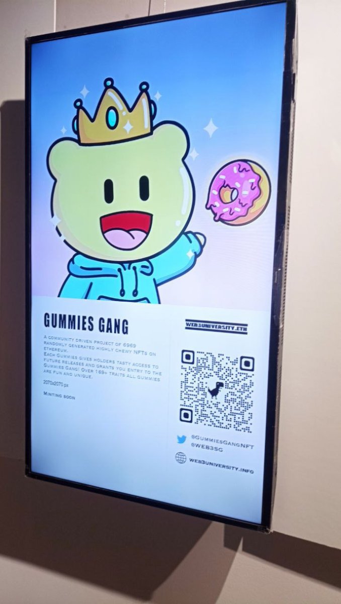web3sg's tweet photo. Web3SG x Gummies Gang

Being the biggest NFT gang in SEAsia, We’re giving away 3 @GummiesGangNFT WL. Gang gang.

To enter:
🤙🏻 Follow 
@web3sg 
@GummiesGangNFT
🤙🏻 Like + RT
🤙🏻 Tag a Friend to annoy them for TWpicker

Winners will be announced in 24 Hours! https://t.co/w8Jc1iPIHK