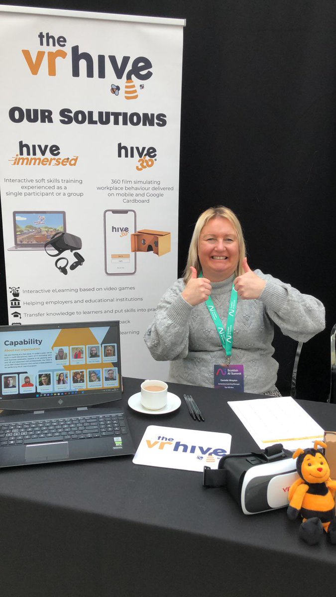 thevrhive's tweet photo. We are having an amazing time at the Scottish AI Summit! If you are attending the event come and say hi to us! #ScotAISummit #EDINBURGH #AI https://t.co/9LC3orLvXb