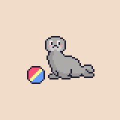 Alexa64429114's tweet photo. My first pixel art for #pixel_dailies #seal
─────────────────────
Mi primer pixel art para @Pixel_Dailies 

#pixelart https://t.co/GOcvzRuiRp