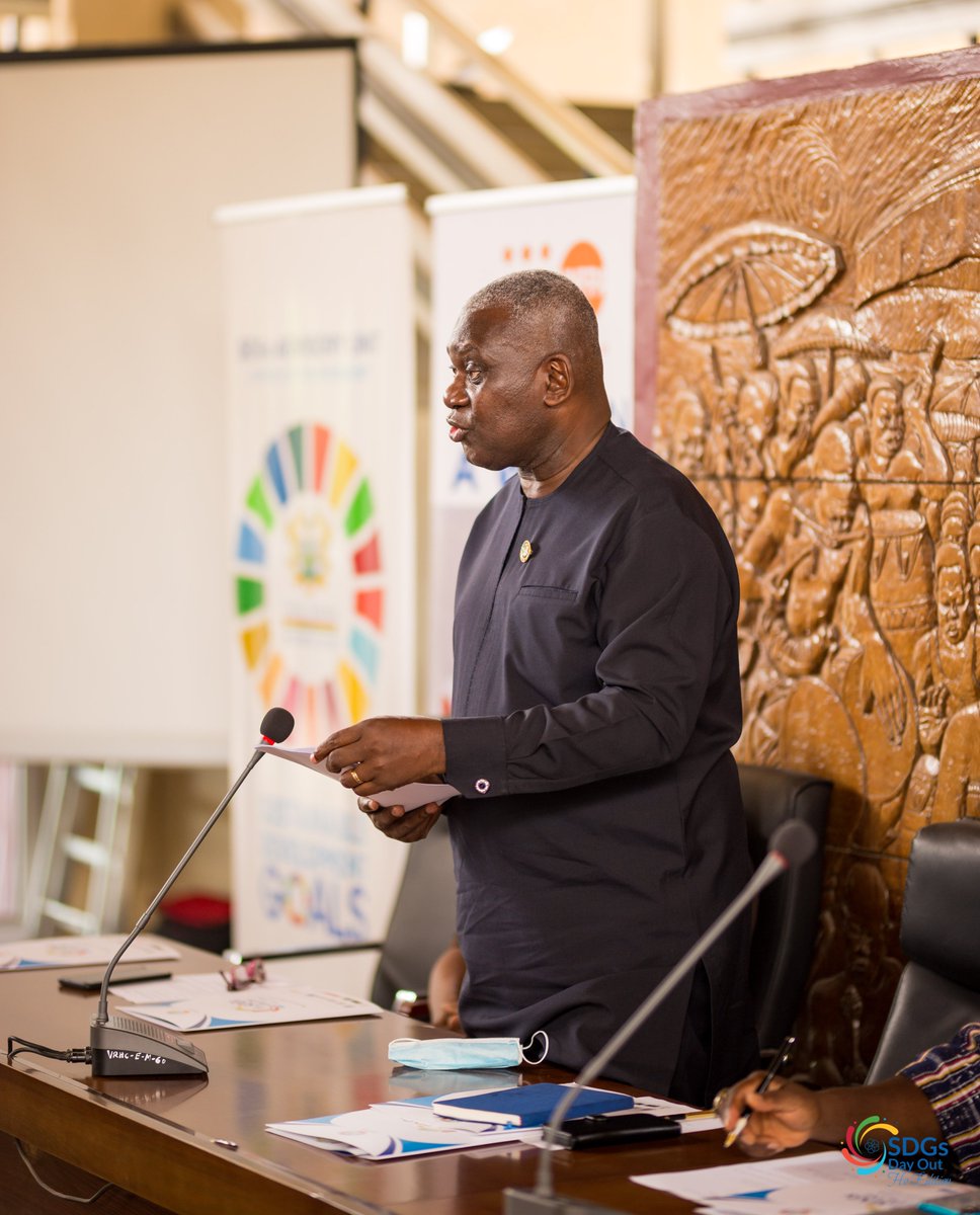 SDGsPresidency's tweet photo. “Whether in historic times or our contemporary context, the influence of our traditional leaders on our political and socio-economic endeavors has been unparalleled." - Dr. Eugene Owusu, Presidential Advisor on SDGs.
#SDGsDayOut #SDGsHo #leaveononebehind #sdgs #Ho #globalgoals https://t.co/kR7Ocqc1Y7