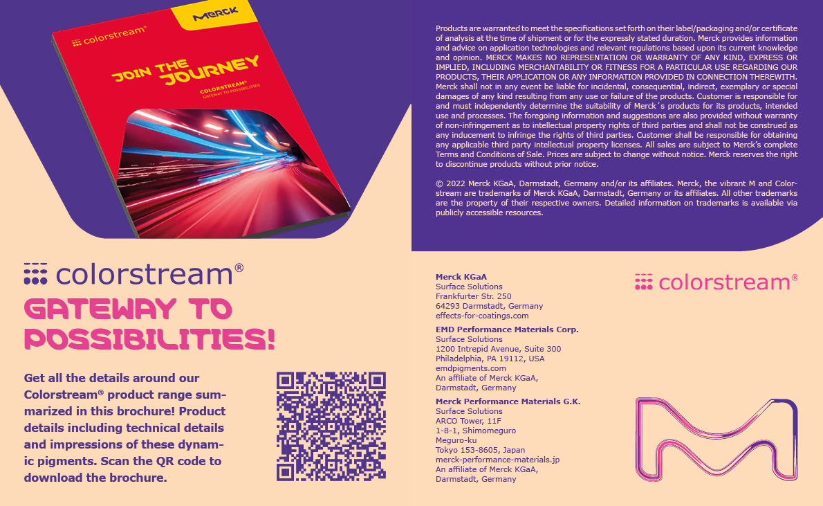 ucgenpigment's tweet image. DOĞANIN RENK OYUNU
Bırakın doğa ve Colorstream® size ilham versin!
Doğa tek tonlu renkler yapmaz. Doğal renk çeşitlerini çok renkli kaplama şekillerine nasıl getirebileceğinizi keşfedelim.
#Colorstream #AlwaysCurious #Coatings #MultichromaticStylings #Nature #SurfaceSolutions