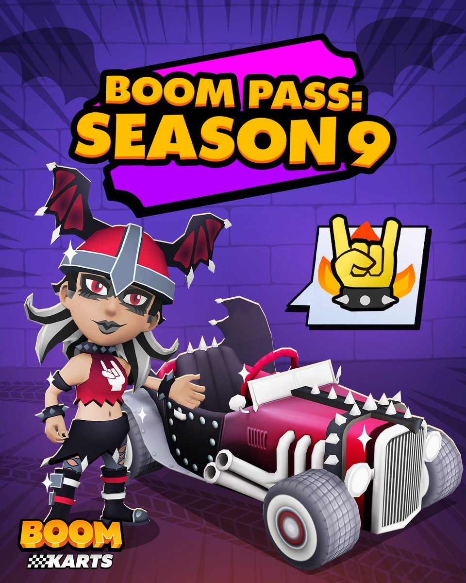 BoomKarts's tweet photo. So Grim. So Kvlt. So... Boom?
Unleash the power of steel and enter glorious battle with poseurs atop your mighty kart-stallions in this very metal (and very serious) new season for #BoomKarts! Welcome, the Valkyrie! https://t.co/OlJBMqNUgv