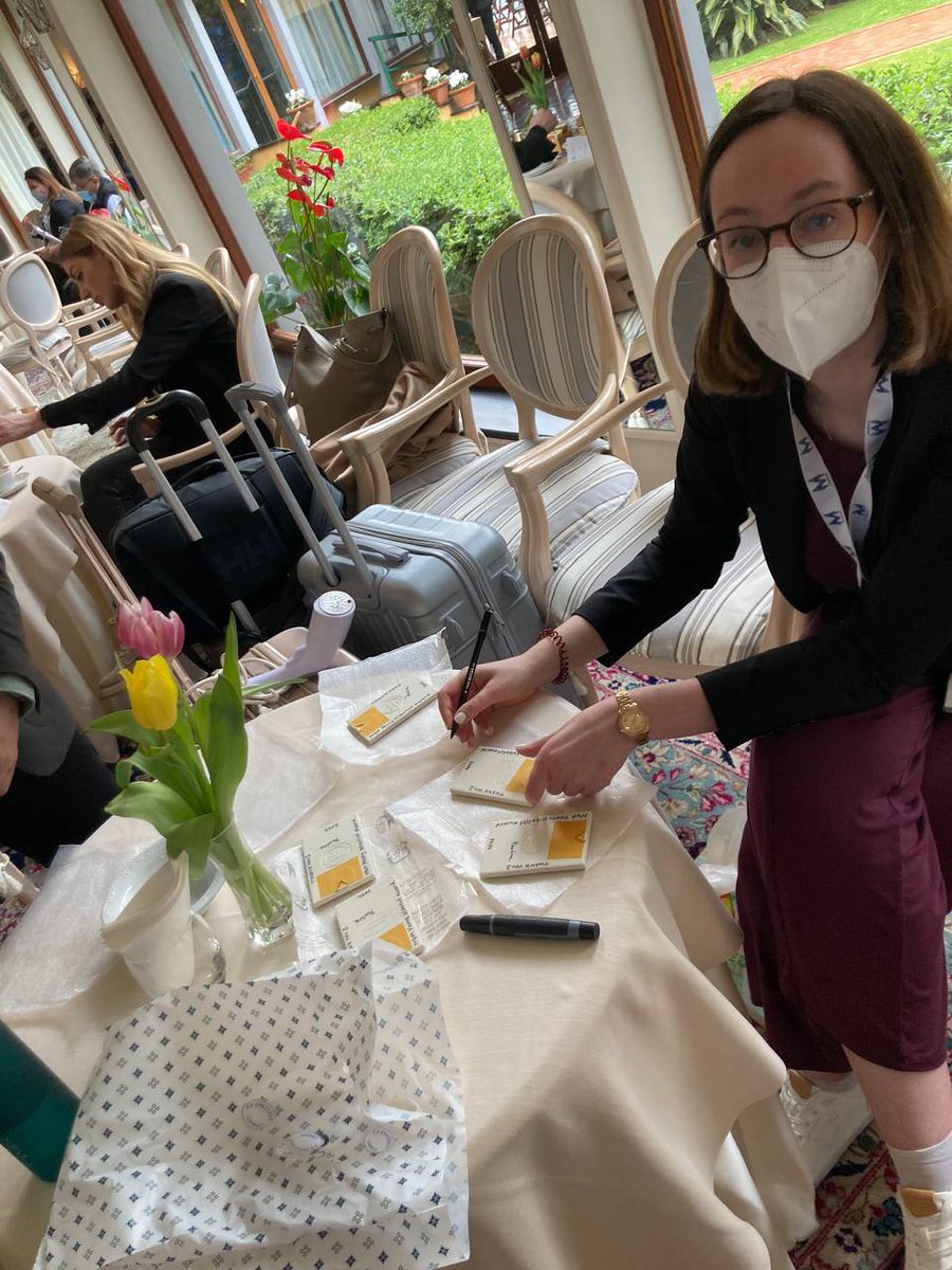 Getting ready to hand out some gifts to our amazing jury members as a thank you to support us at young scientist award <a href="/Nano4Mech/">N4M</a> 
What are they going to get?
