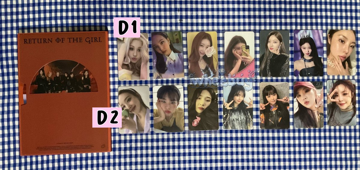 wheebuy's tweet photo. #wheesells
π assorted girl group photocards
- prio set taker, t&c below
- reply βmine + set D / D1β
π· wts lfb blackpink rose itzy chaeryeong red velvet seulgi joy aespa ningning twice nayeon everglow sihyeon aisha mamamoo wheein https://t.co/wGbS83zUEr