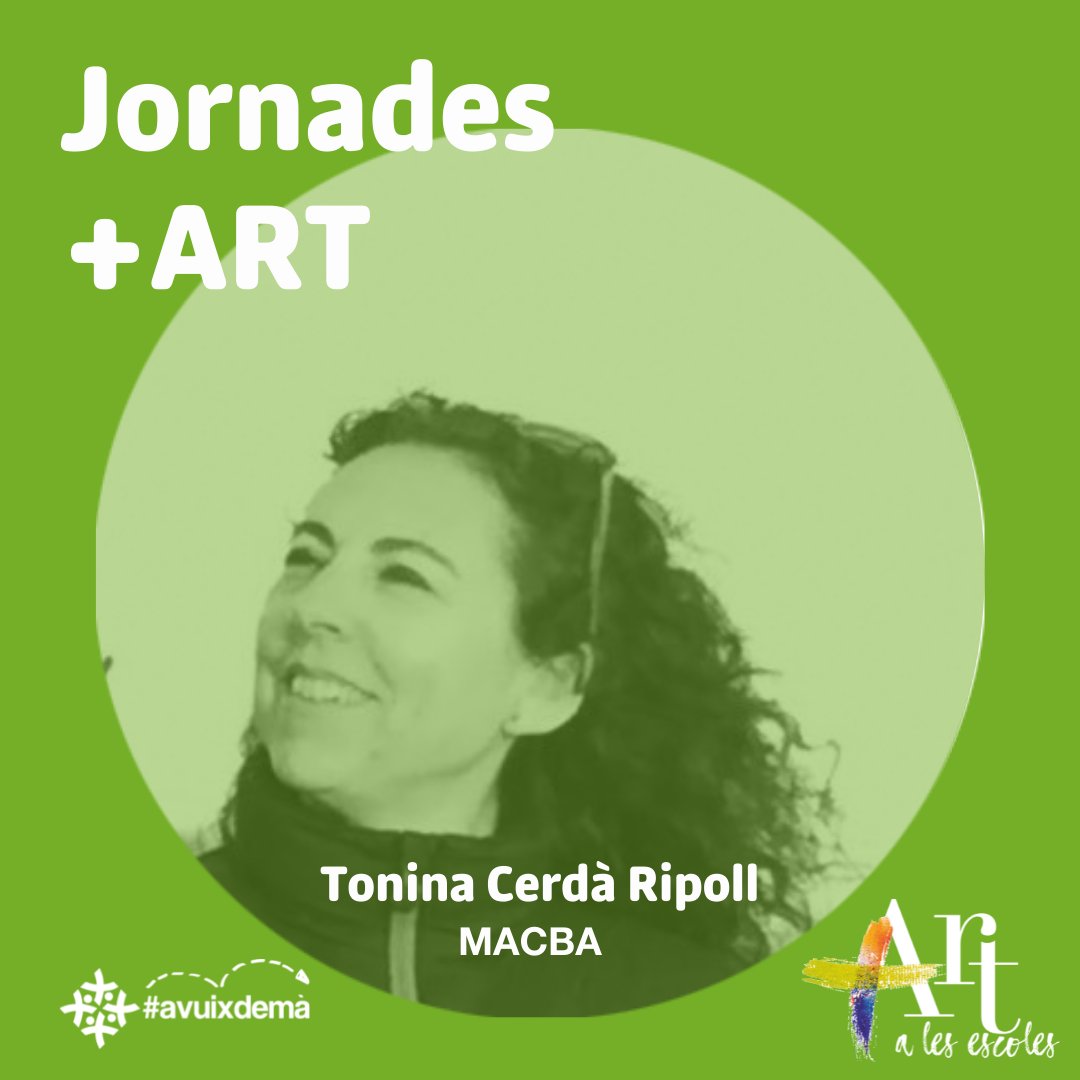 EscolesFEDAC's tweet photo. @Naubostik @mesARTescoles Tonina Cerdà @tonina1000 del @macba_barcelona ens presentarà “#ArtContemporani. Un viatge d’anada i tornada”, una proposta per introduir l’#art contemporani a l’aula sense domesticar-lo i dislocar la lògica escolar.
#macbaBCN @mesARTescoles #mésARTaLesEscoles #artieducació https://t.co/1bYwVCgUaq