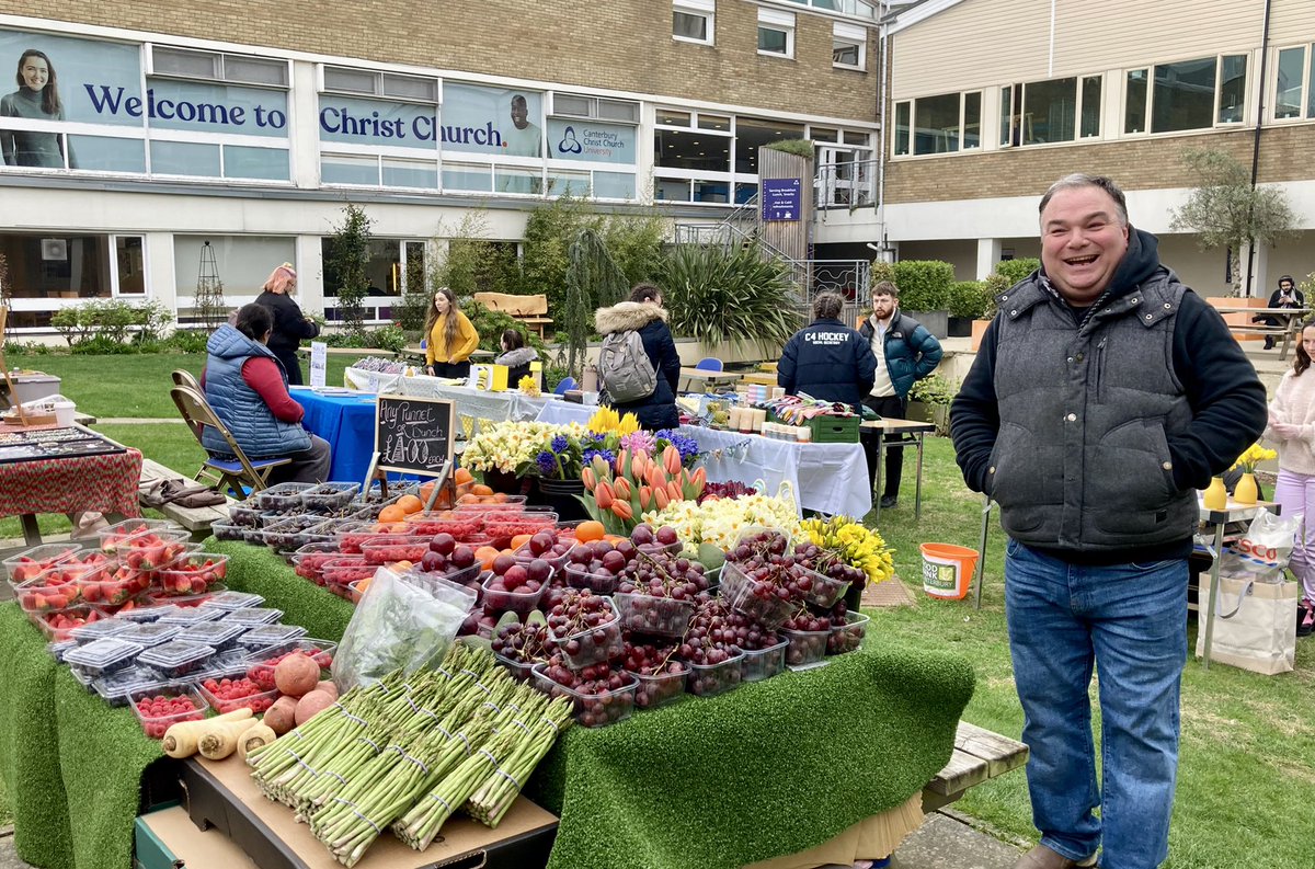 toevho's tweet photo. The support from local suppliers was fantastic helping our @toevho Events Management students to shine a spotlight on the importance of #SupportingLocal &amp; sustainability. Thank you #FindYourSustainability @CCCUSpringFest @CanterburyCCUni @cccubookshop @CCCUSCN @CCCUStudents https://t.co/TNM7l47hJ0