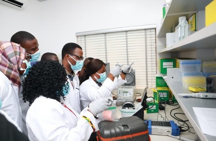 It's five days to our April Basic Molecular Biology workshop! 🥳 

We are always excited to impart hands-on knowledge to our participants, multiplying the knowledge of modern molecular techniques across Africa. 

Follow tinyurl.com/25jucvdk to register 🧬😊 See flyer for more!