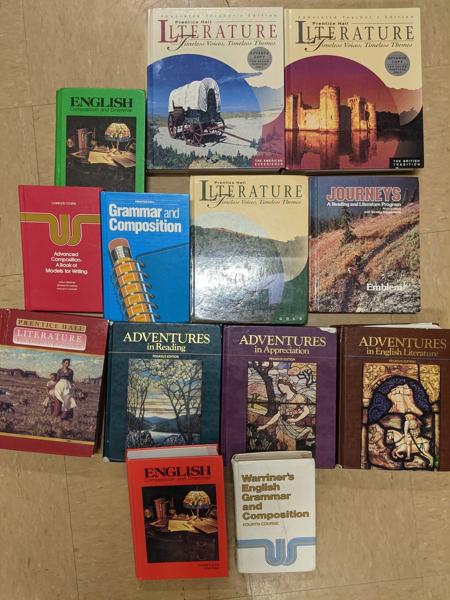 NHNLiteracy's tweet photo. Our high school is updating the English department book collection, and we are happy to give these books to any person or organization who could use them. We are in NH. Please share and message for details :) @nhcfoundation @NHhealthy @prisonbookprog @prisonerlitproj @wpbp https://t.co/3gSqUMlmR1