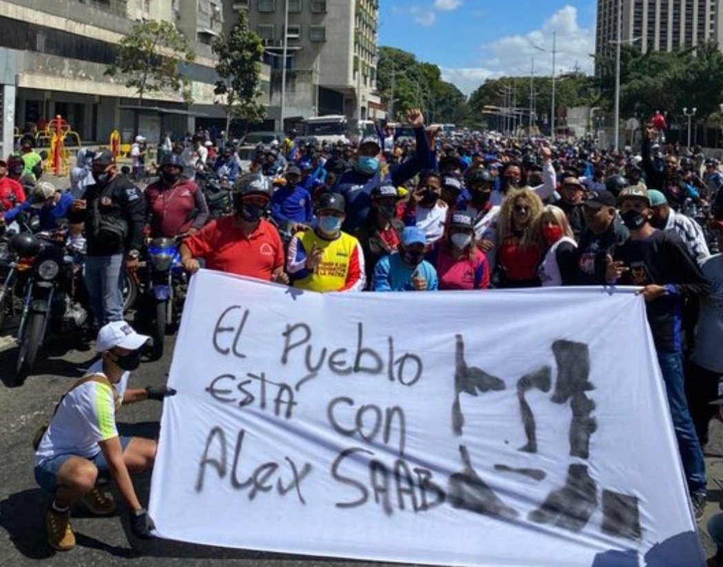 nohemitrejo's tweet photo. Nuestra lucha no cesa Alex Saab tiene que volver a casa 

¡El pueblo te espera!

@AlenaDouhan

@OACNUDH https://t.co/QxPC304Ep0