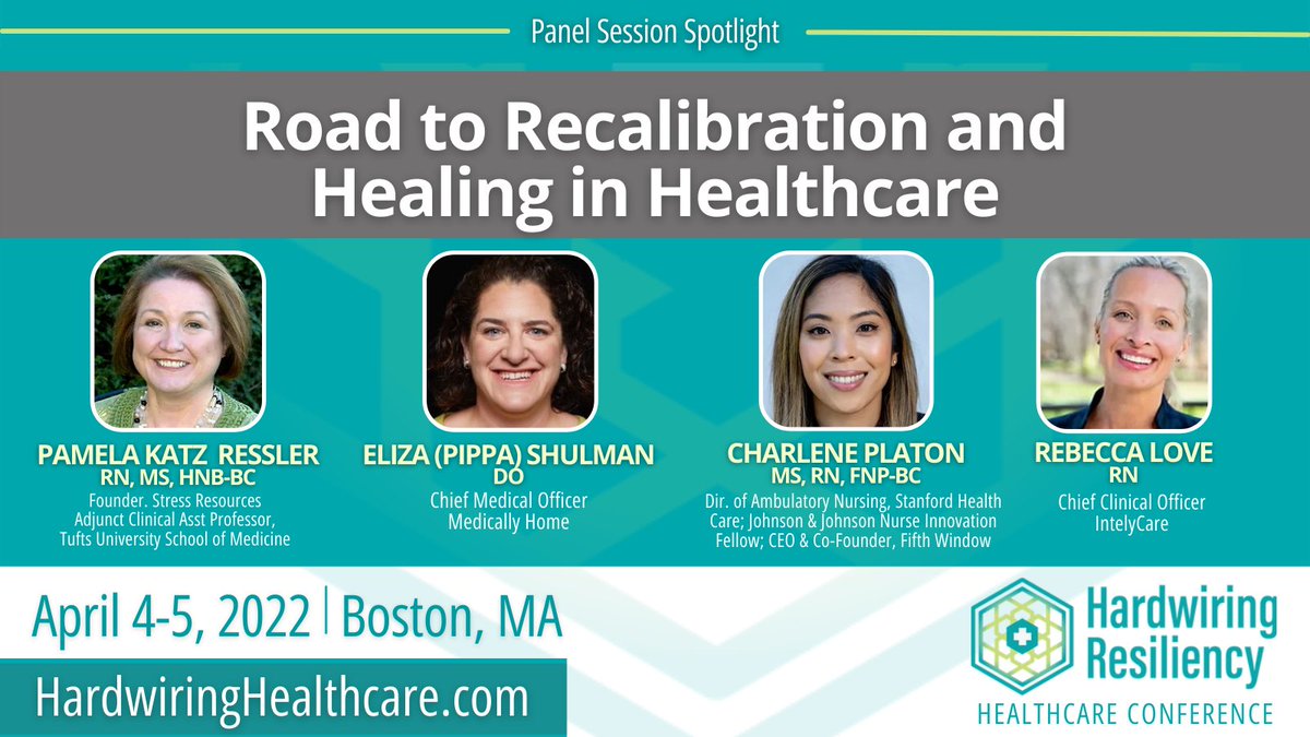 HardwiringHC's tweet photo. Join the conversation on changes in #healthcare that the pandemic precipitated as these thought leaders discuss lessons learned, how to refocus, and recalibrate to support #wellbeing. Reserve your seat https://t.co/fgSk20ORCK

@drpippa @pamressler @charleneplaton @RNRebeccaLove https://t.co/lswRWKl3Yj