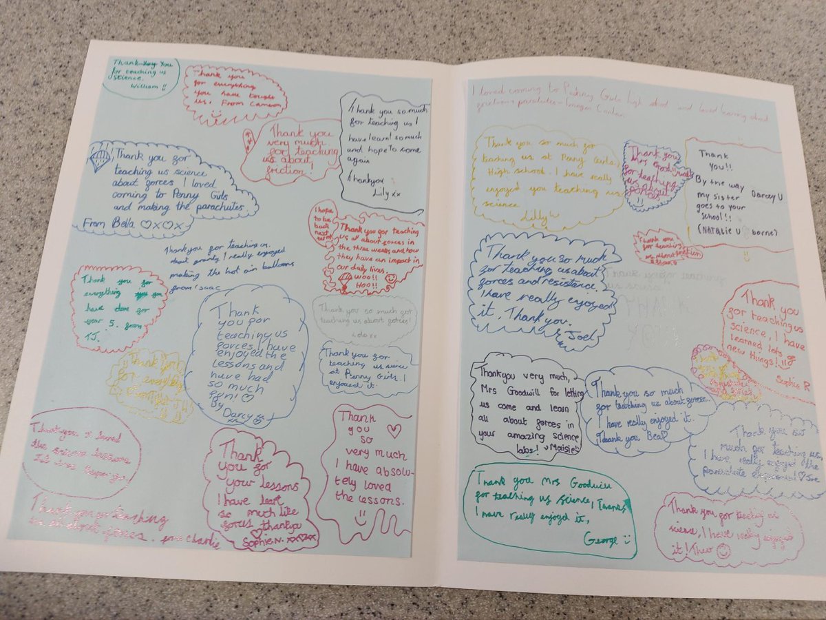 PenworthamGH's tweet photo. Thank you so much to Year 5 pupils @NLASprimarySch for their visit to the Science Department today and for the wonderful thank you card! Year 5, you are an absolute credit to your school. https://t.co/i9LMAQem6L
