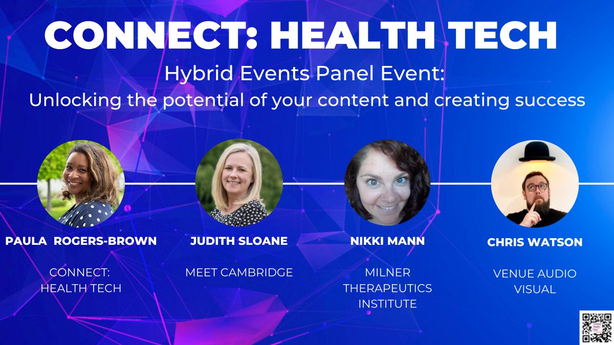We enjoyed this panel event hosted by Connect: Health Tech, with our own <a href="/NikkiMannCan/">Nikki Mann</a> as panellist. A great event that discussed the future of events and how they changed due to the pandemic. 

Check out the recording on the C:HT online community:

connecthealthtech.mn.co