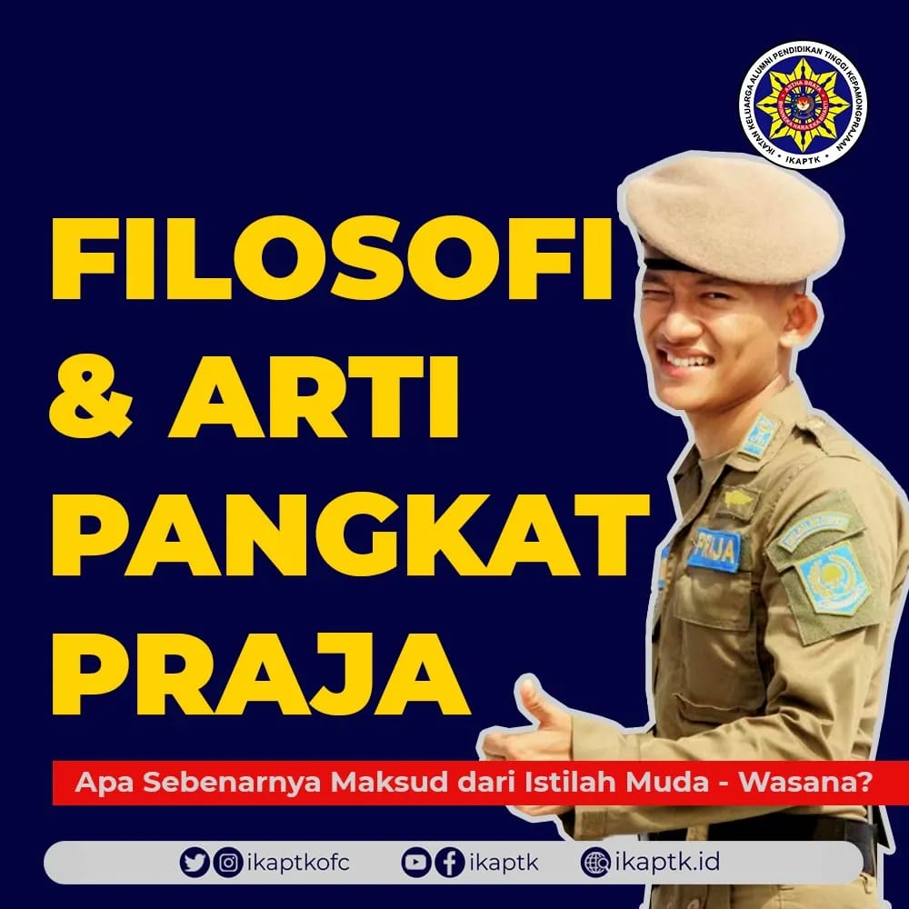 ikaptkid's tweet photo. Sudah tahukah Kaks tentang filosofi dan arti dari tiap pangkat PRAJA? Coba simak hasil investigasi Purnamin dibawah ini ya...
#ikaptk #pns #asn #praja #purnapraja #apdn #ipdn #stpdn #bhinnekanaraekabhakti #purnamin #purnaprajaadmin #majumodernbermanfaat https://t.co/xb0Se3WTlk