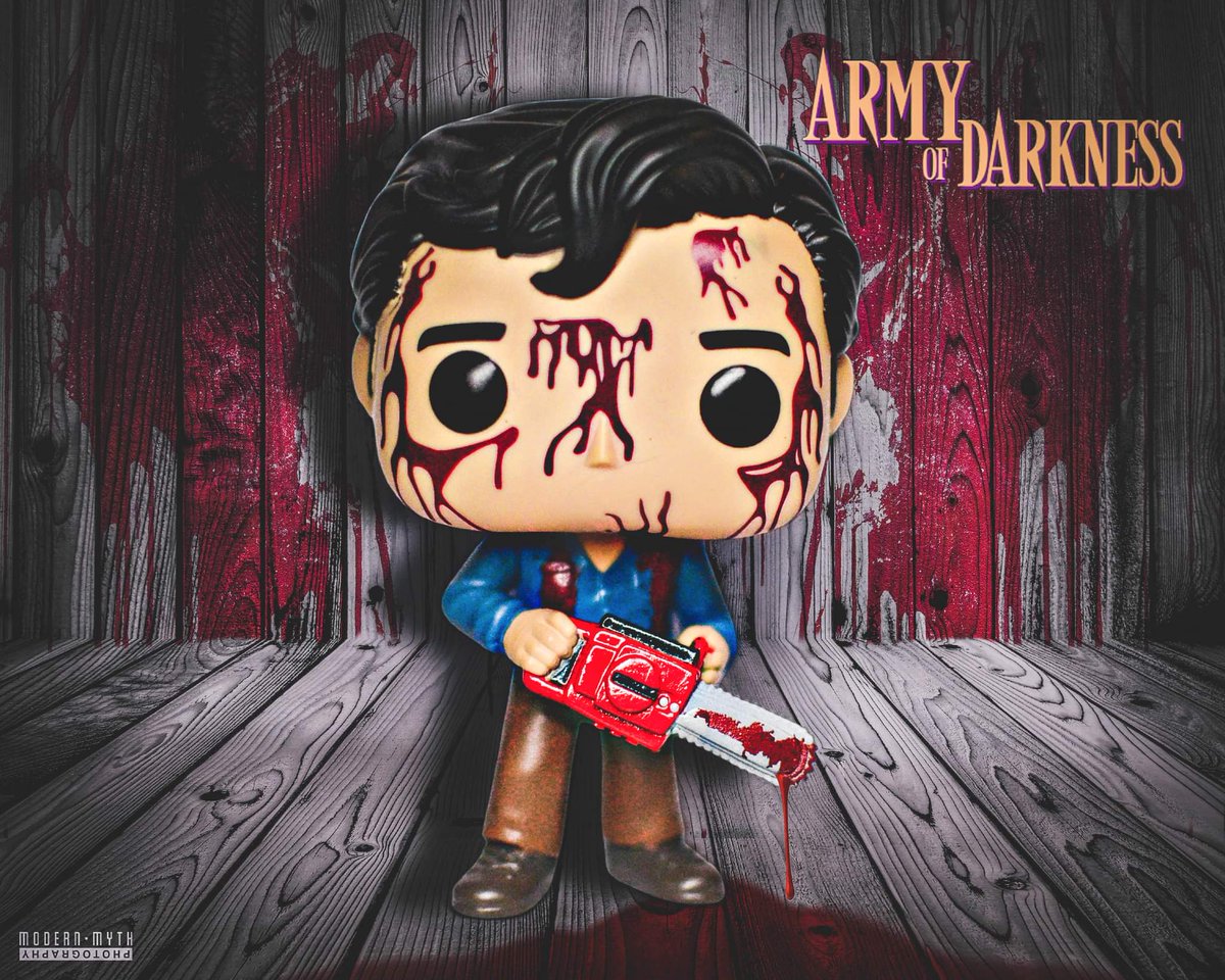 _ModernMyth_'s tweet photo. Come Get Some! Hail to the King Baby!
@GroovyBruce #Ash #ArmyOfDarkness
#WickedPopWednesday❗❗❗ @originalfunko #Horror #FunkoPop
#ModernMythPhotography https://t.co/Ty3xvyZYVq