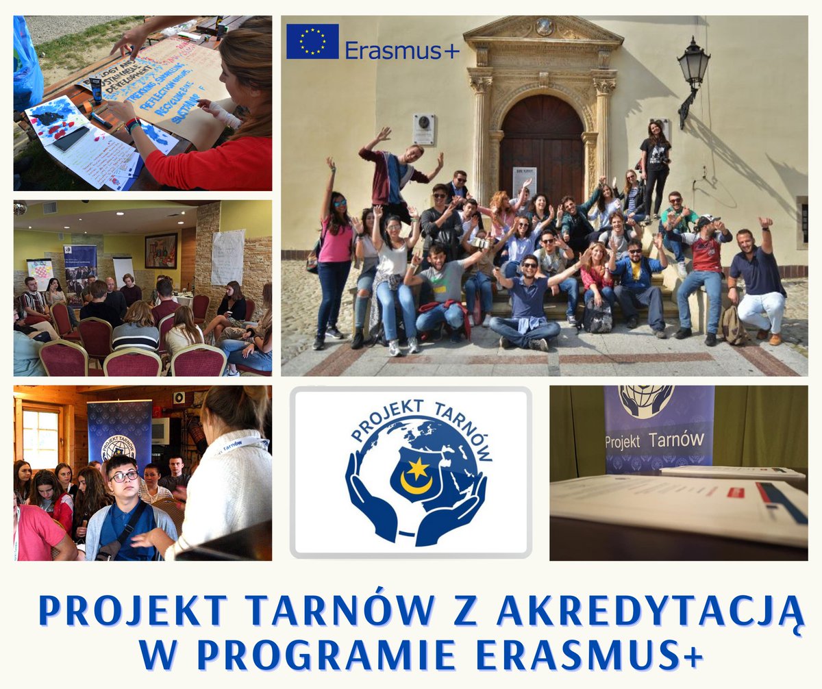 ProjektTarnow's tweet photo. Nasza organizacja jako jedna z 32 w całej Polsce, uzyskała Akredytację programu Erasmus+ w dziedzinie młodzieży. 😎🤩
✅Co to oznacza? -  Przez najbliższe 4 lata spodziewajcie się wielu wspaniałych projektów na rzecz młodzieży.
Jeszcze więcej, jeszcze lepszych wymian! https://t.co/g13ySVcdM3