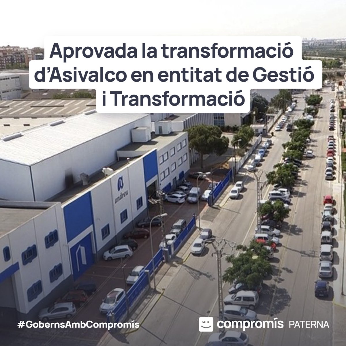 C_per_Paterna's tweet image. Una figura impulsada pel conseller @rafacliment_  i @GVAeconomia que millorarà la qualitat del sòl industrial, incrementarà la competitivitat i afavorirà la creació de llocs de treball a #Paterna 💪🏻💪🏻
#GovernsAmbCompromís