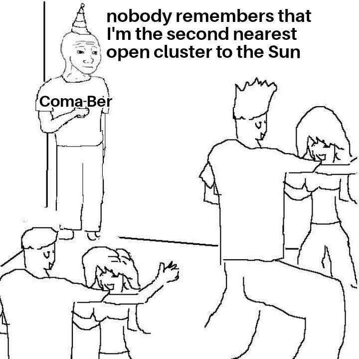 StarClusterMeme's tweet photo. Everybody forgets about Coma Ber! 😥 https://t.co/2Y5DS4kjIH
