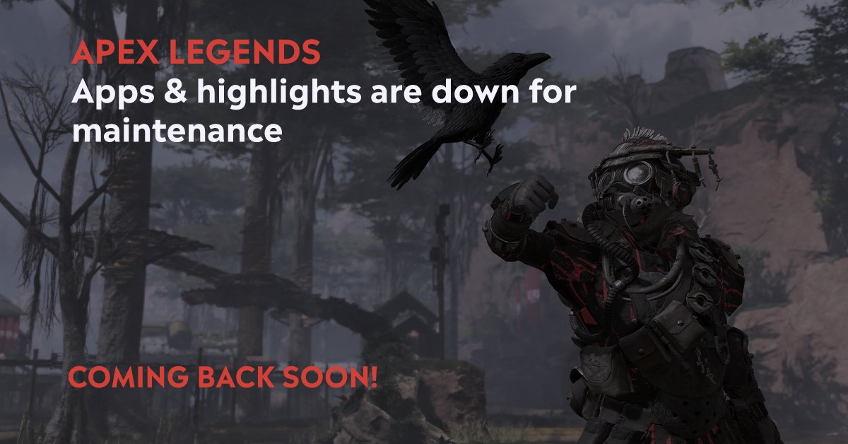 #ApexLegends patch is live! Highlights and other apps will be updated soon.