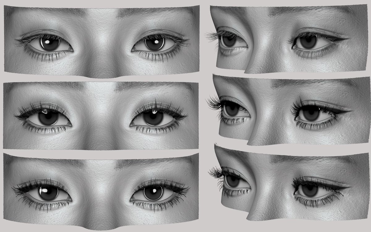 he_licon's tweet photo. 속눈썹 어셋 완료!

#Anatomy #art #virtual #nft #Metaverse #zbrush #eyelashes #eyes #asset https://t.co/LnxzfgKJcM
