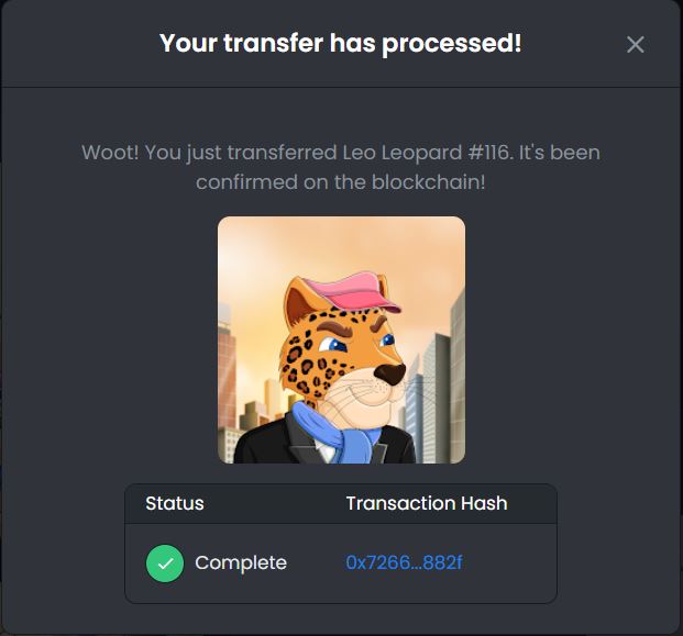 LeoLeopardNFT's tweet photo. #FreeNFT   #NFTGiveaways  #Results  

Congratulations @ricdorosarioart  !! 

For more amazing NFTs, Click on the following link. 
https://t.co/xTCgiETucr

Keep following @LeoLeopardNFT  !! 

#NFTCommunity  #NFTartwork    #NFTdrop  #NFTshill  #NFTartist  #Polygon #investor https://t.co/zfMy1Yaftj