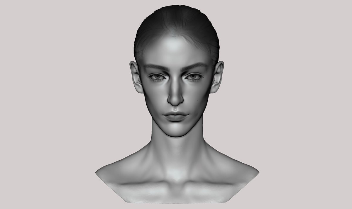 he_licon's tweet photo. 스피드 스컬핑하다가 여기까지왔네

#Anatomy #art #virtual #nft #Metaverse #zbrush #eyelashes #girl #face #character #eyes #asset https://t.co/6bIYbjjLne