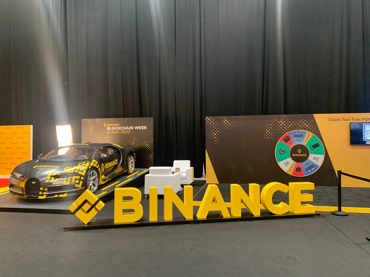 binance's tweet photo. The final day of #BinanceBlockchainWeek is here.

It's been great seeing everyone enjoy the activities around the #Binance booth! If you're visiting today, make sure to head over as there is still lots to be won! https://t.co/Rng5CH8JZs