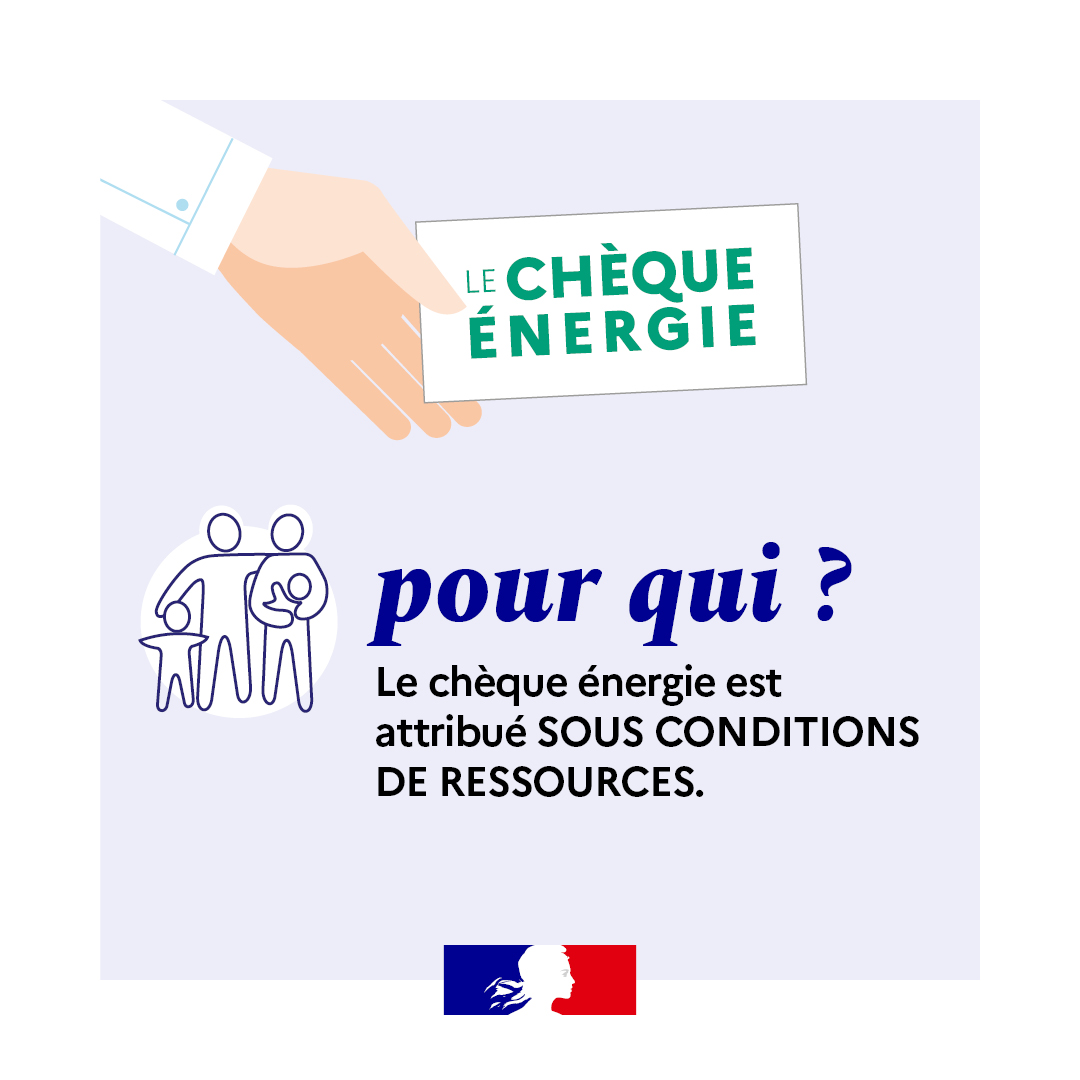Ecologie_Gouv's tweet photo. 💡 Comme chaque année à cette période, l'envoi du #ChèqueEnergie aux foyers bénéficiaires commence, et s'étalera sur plusieurs semaines.
Vous devriez le recevoir bientôt dans votre boîte aux lettres, pensez à l’utiliser ! 
Pour savoir comment : https://t.co/psy8K5dM44 https://t.co/Z2MXuIgX8c