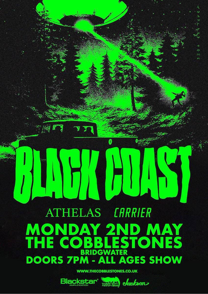 Stoked to be joining <a href="/blackcoastuk/">Black Coast</a> alongside <a href="/AthelasUK/">AthelasUK</a> at The Cobblestones on May 2nd!
