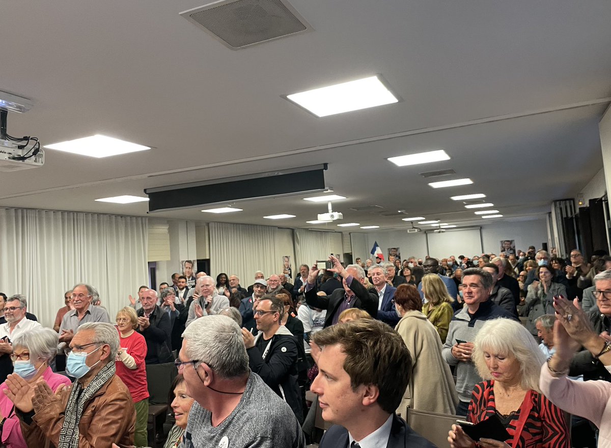 IsaMdeNoell's tweet photo. Plus de 300 participants ont participé à la rencontre en terre catalane de Gérald Darmanin remarquable ministre maire. Merci. https://t.co/6iXpJNl98j