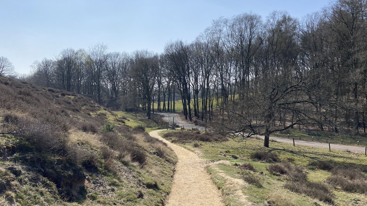 mveldhuis76's tweet photo. Nader #kennismaken met teamleider en bestuursadviseur, en vooral collega Helene Helsloot. En we hebben geluk met het weer én een prachtige (en rustige😉) #Posbank. @ValleienVeluwe #visie #bedoeling #samenwerken #waterschapvalleienveluwe https://t.co/wYfXPHfWmT