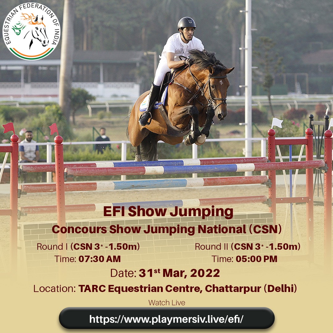 Equestrian Federation Of India on X